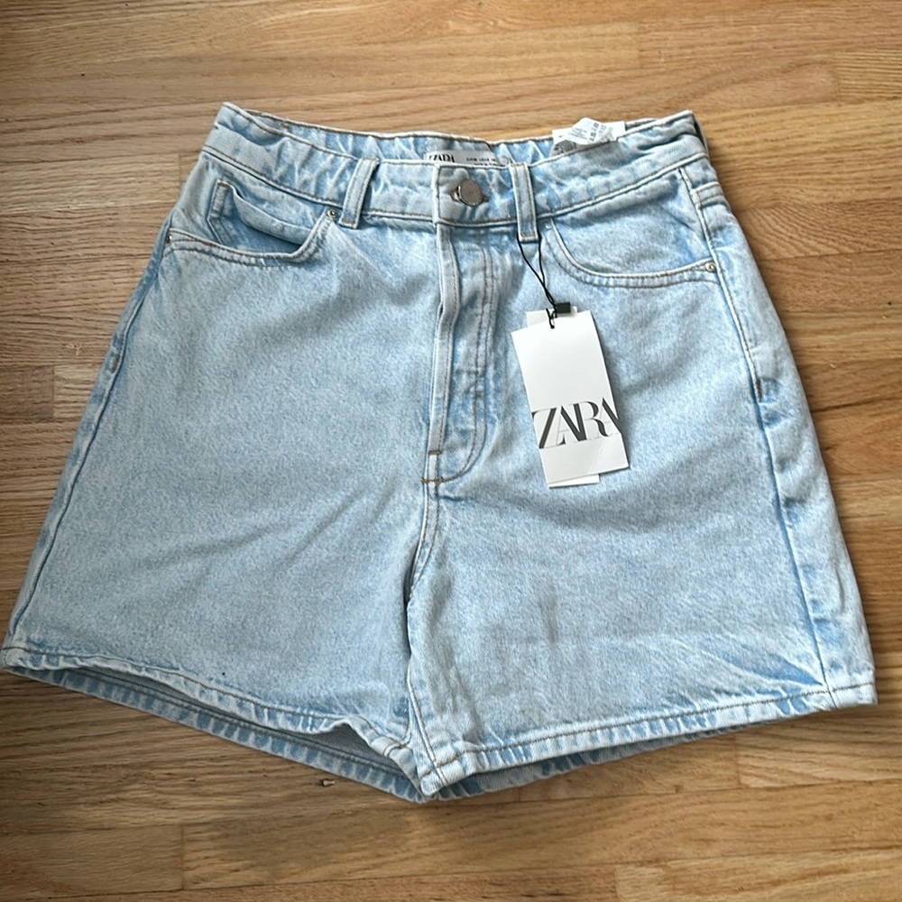 zara mom short. size 6/38 nwt